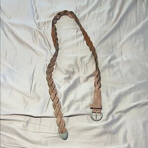 Target Braided Brown Leather Belt
